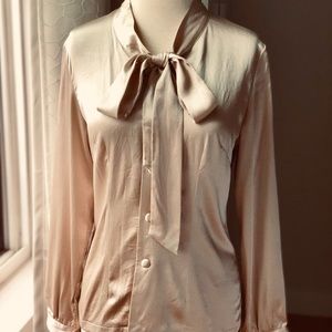 100% silk blouse